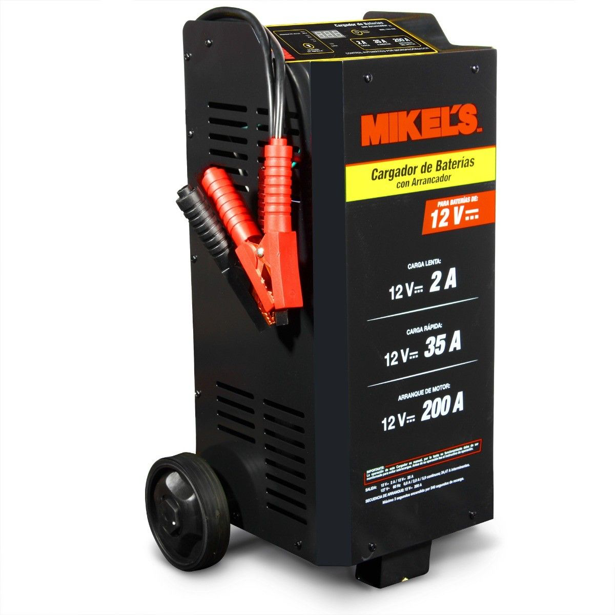 Cargador baterías MIKELS con arrancador (2/35/200 amp)