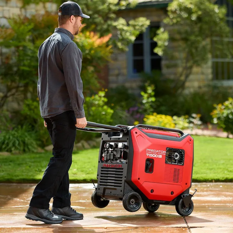 GENERADOR INVERSOR PREDATOR de 11.500 vatios, trifuel, súper silencioso, con arranque remoto y tecnología CO SECURE.