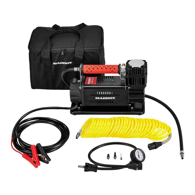Inflador de alto rendimiento MADDOX de 12 V y 125 PSI