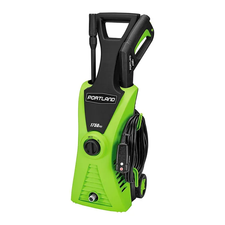 Hidrolavadora eléctrica con cable PORTLAND de 1750 PSI y 1.3 GPM