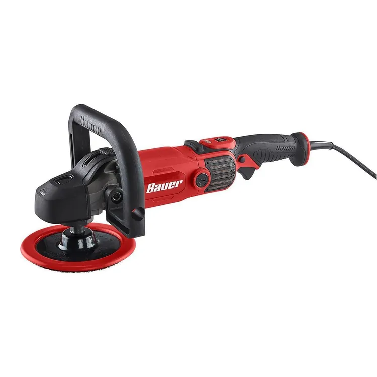 Pulidora/lijadora rotativa de velocidad variable BAUER de 12 amperios y 7 pulgadas