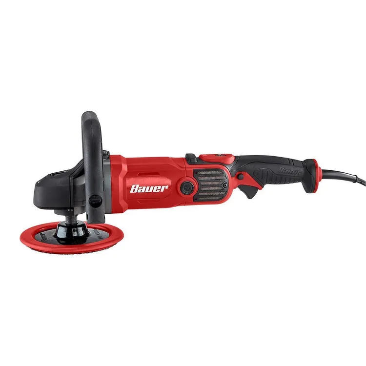 Pulidora/lijadora rotativa de velocidad variable BAUER de 12 amperios y 7 pulgadas
