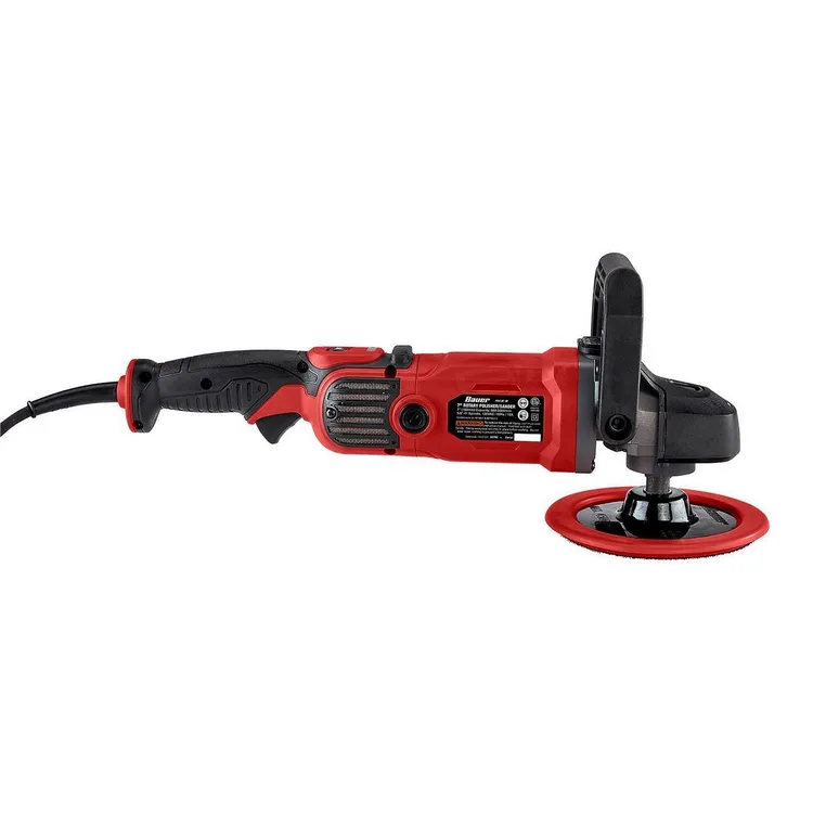 Pulidora/lijadora rotativa de velocidad variable BAUER de 12 amperios y 7 pulgadas