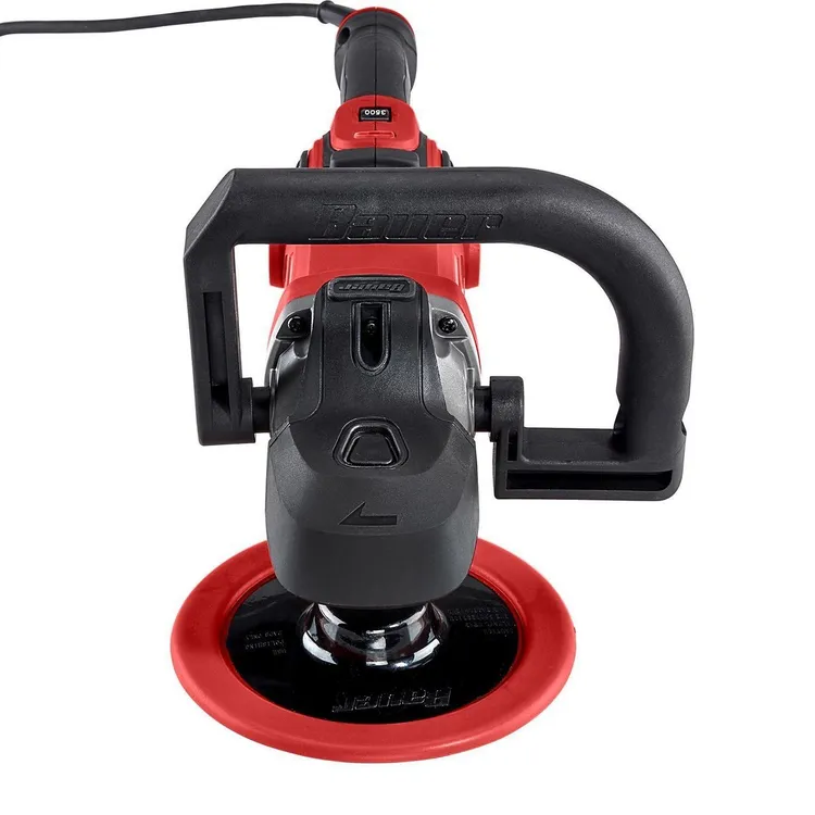 Pulidora/lijadora rotativa de velocidad variable BAUER de 12 amperios y 7 pulgadas